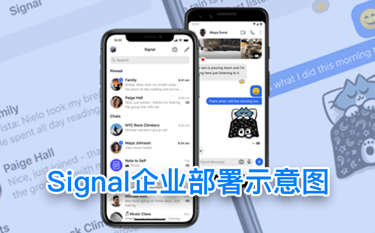 Signal企业部署示意图